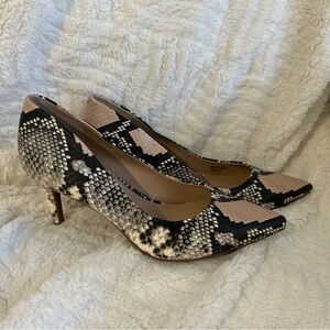 Alfani Step n Flex Snakeskin Heels NWOT, size 6 (SH02)